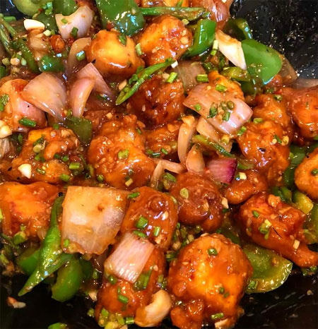 <strong><a href="https://www.indianfoodforever.com/snacks/chilli-paneer.html">Paneer Chilli Street Style</a></strong>