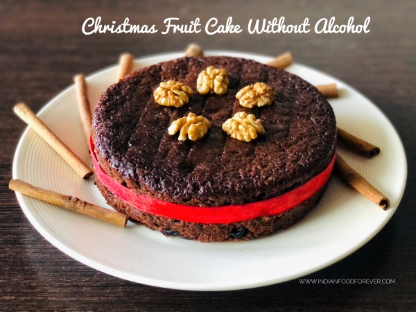 Christmas Cake Without Alcohol Without Soaking