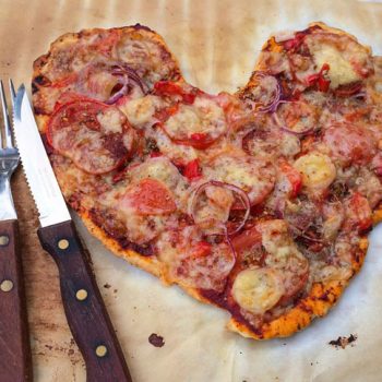 Heartshaped Pizza
