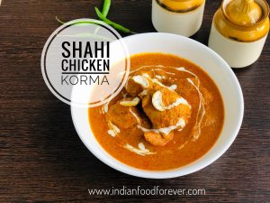 Shahi Chicken Korma English Style