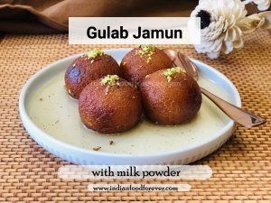 gulab jamun with milk powder