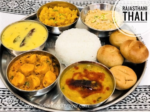 Rajasthani Thali Recipe | Rajasthani Thali Menu List
