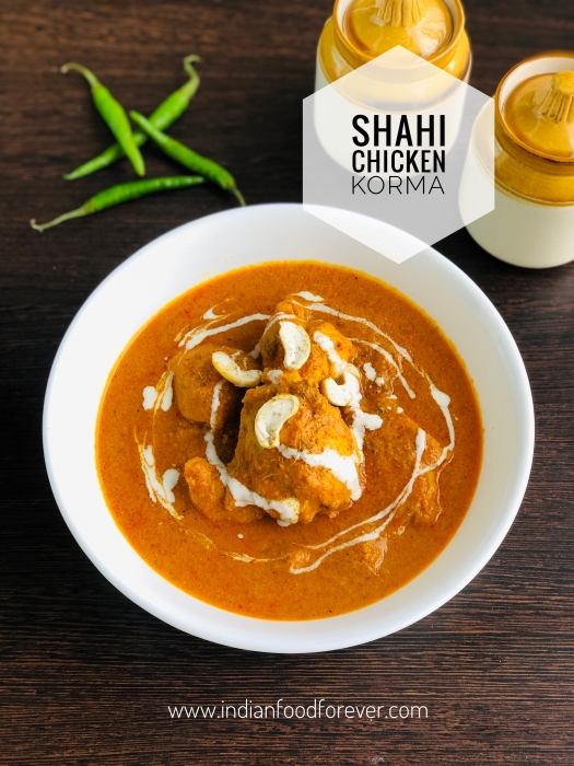 Shahi Chicken Korma English Style | Murgh Shahi Korma With Coconut ...